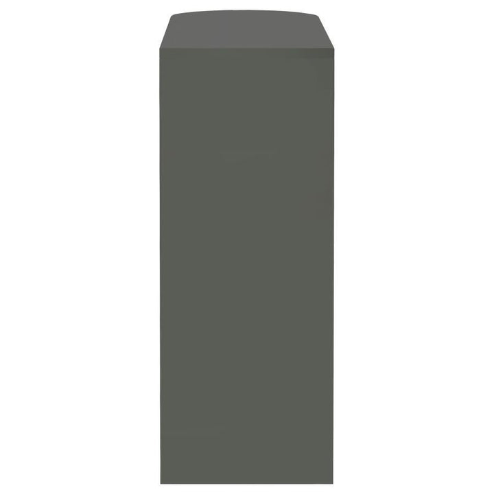 Adolfo - Rectangular 2-Tier Home Bar Table - Gray High Gloss