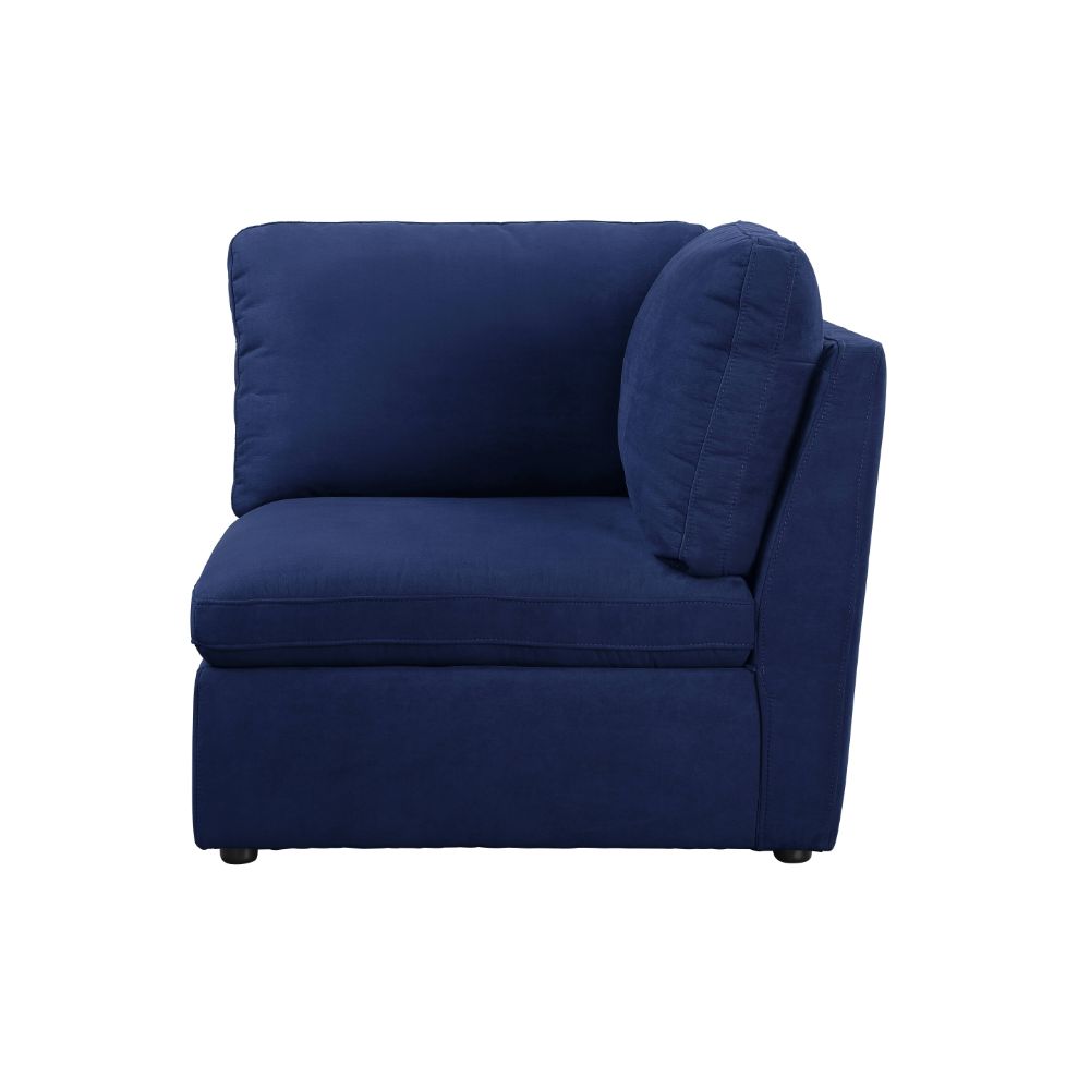 Crosby Modular - Wedge in Blue Fabric