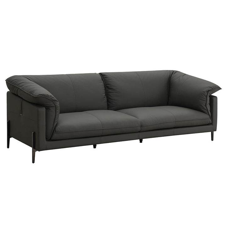 ACME Furniture Tadi Loveseat Black Top Grain Leather