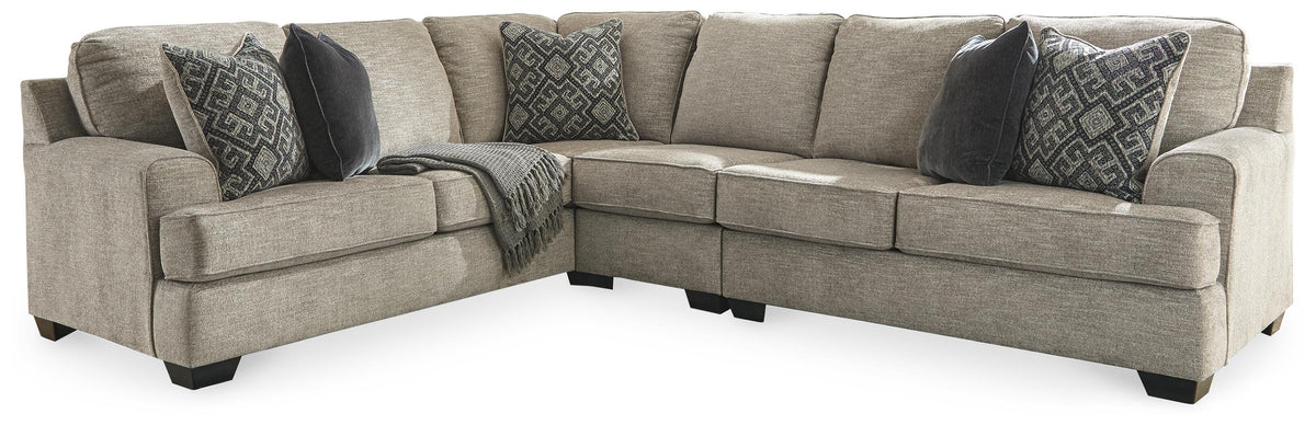 Bovarian 3-Piece Sectional - Stone