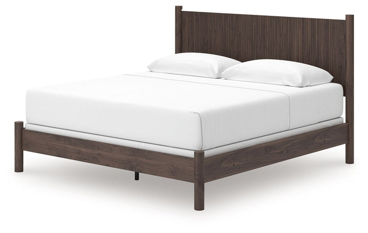 Pamytta - King Panel Bed - Brown by Ashley Furniture product image