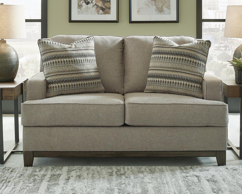 Kaywood Loveseat - Dark Gray (2)