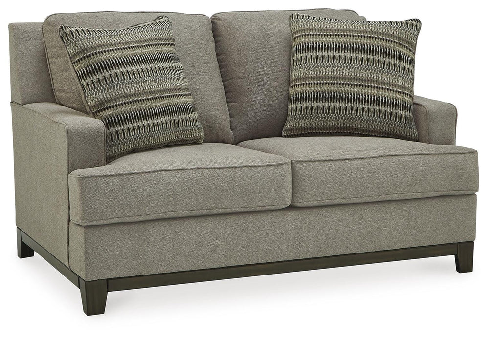 Kaywood Loveseat - Dark Gray (3)