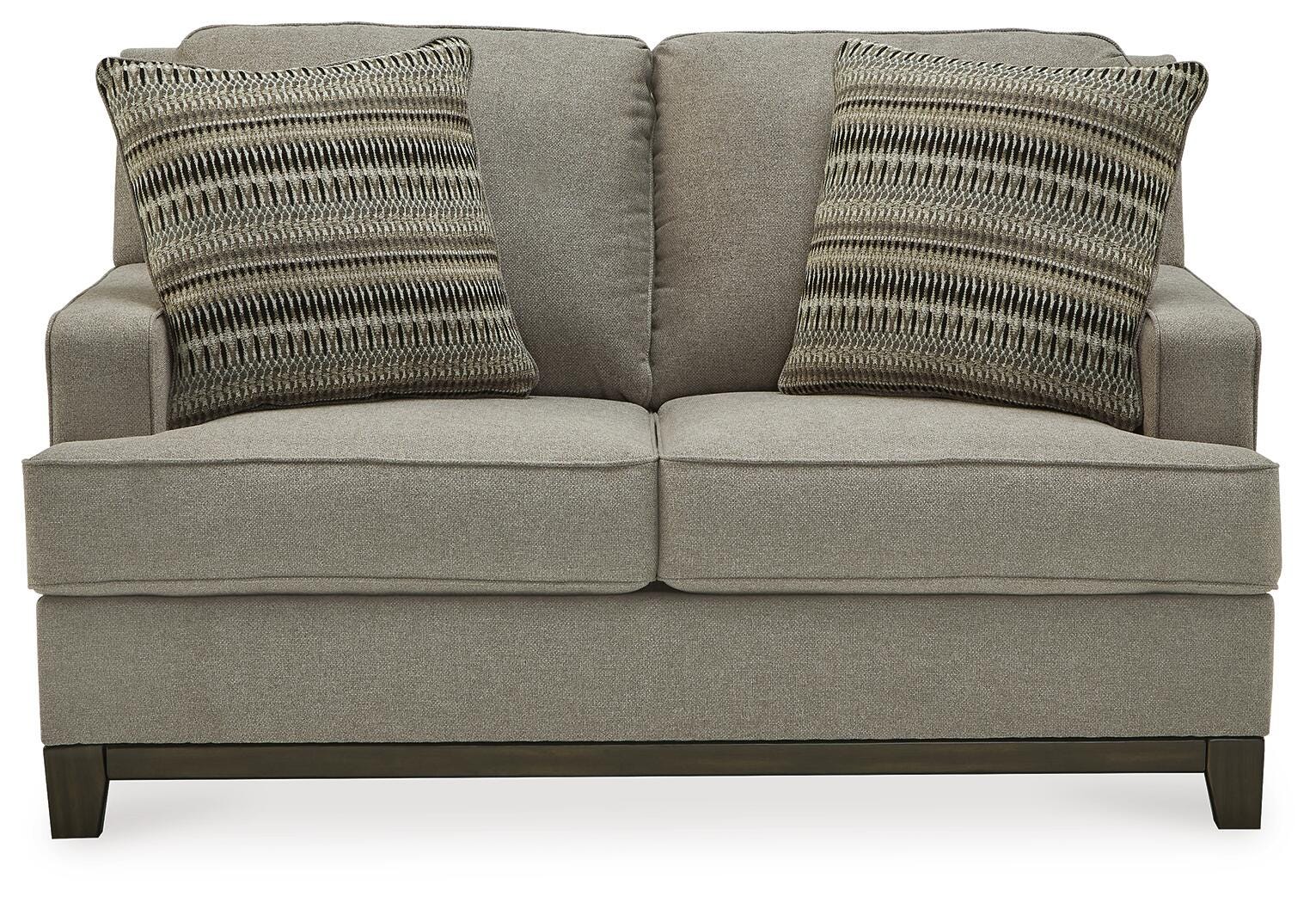 Kaywood Loveseat - Dark Gray (1)