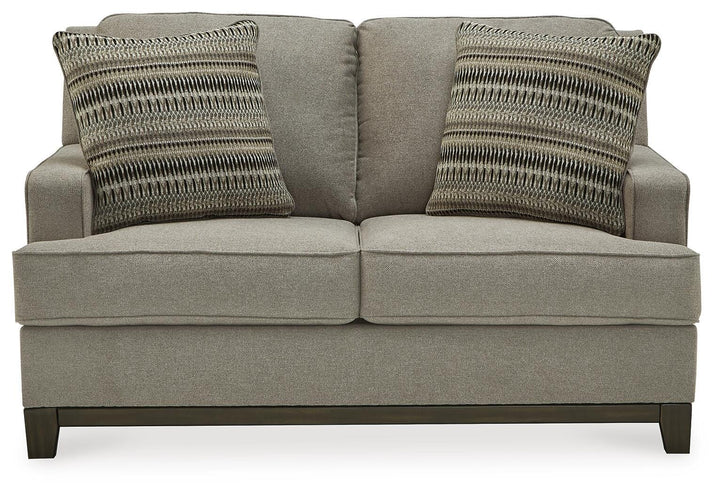 Kaywood Loveseat - Dark Gray (1)