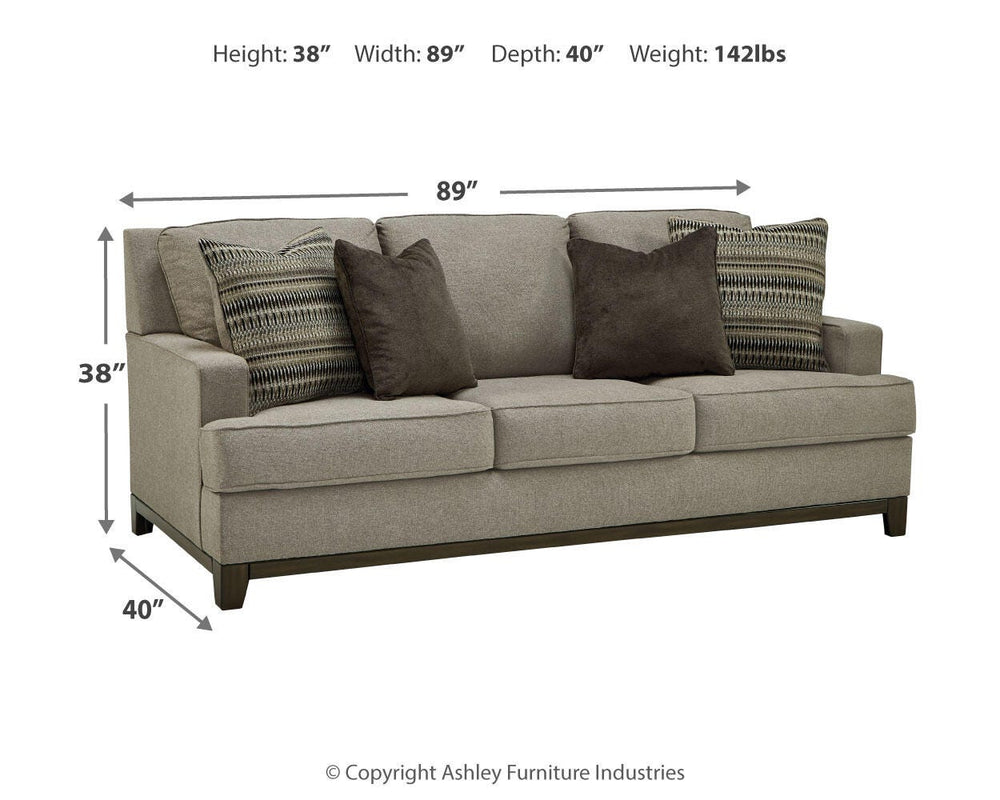 Kaywood Sofa - Dark Gray (4)