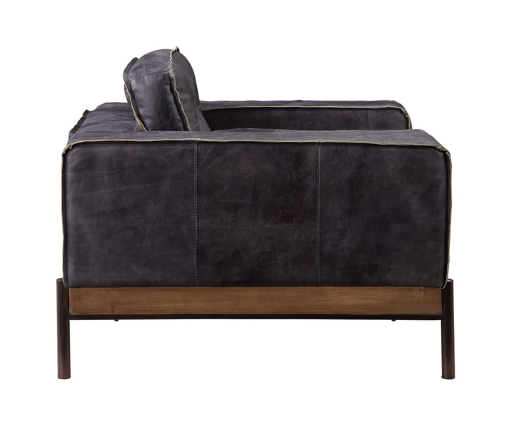 Silchester Sofa in Antique Ebony Top Grain Leather