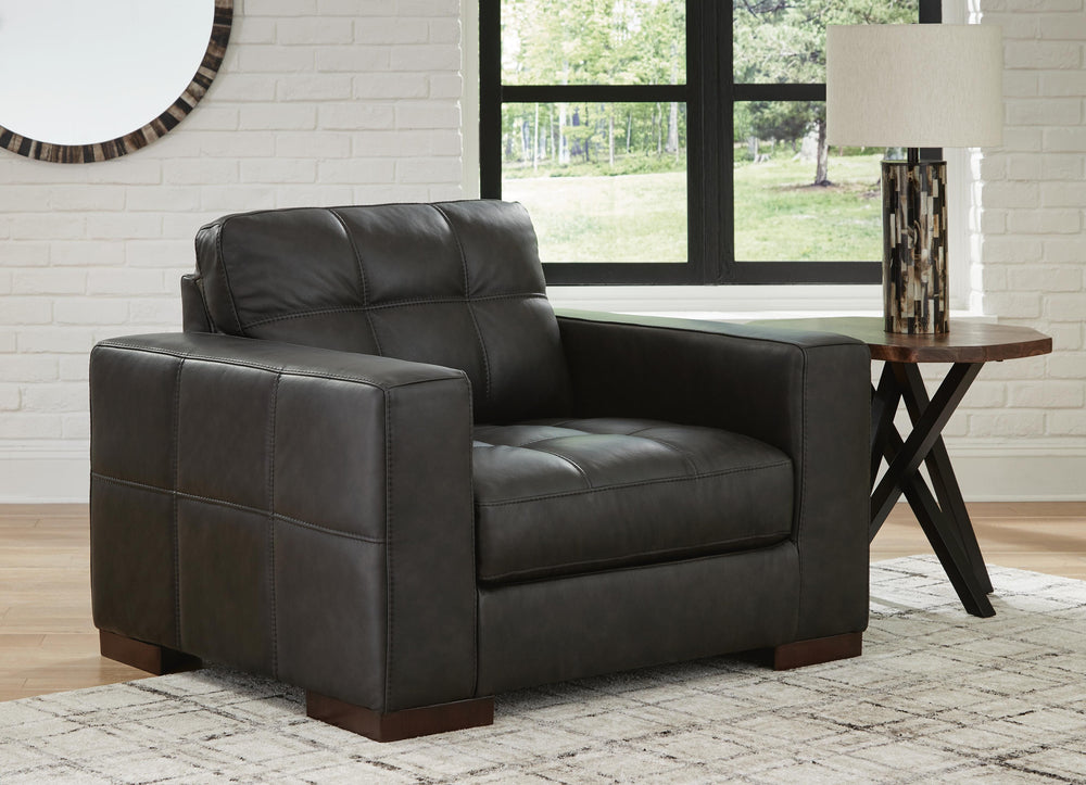 Luigi Oversized Chair - Thunder (2)