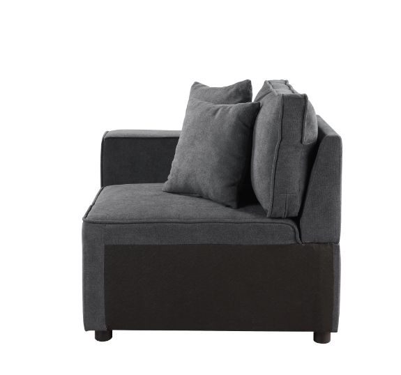 Silvester Modular - Left Facing Chair with 2 Pillows