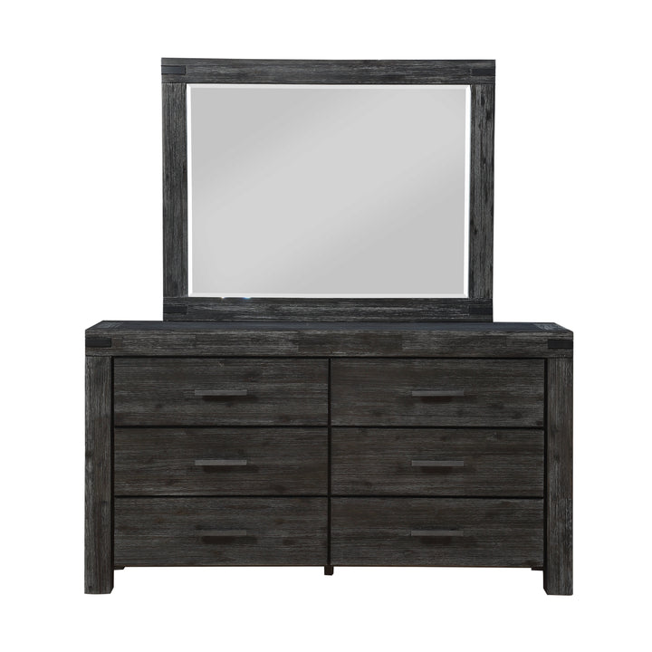 Modus Furniture 3Ft382A Meadow Six Drawer Solid Wood Dresser In Graphite 2024