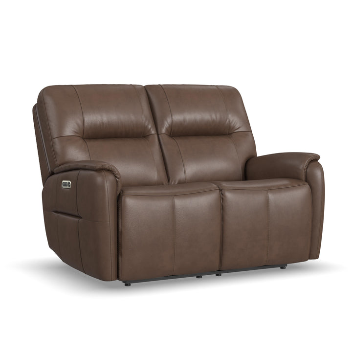 Wilson Power Reclining Loveseat With Power Headrests Café