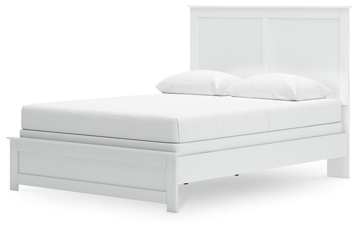 Bostwick Shoals - Queen Panel Bed With Framed Footboard - White by Ashley Furniture product image