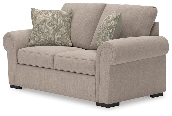 Sararose Loveseat - Beige (4)