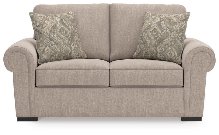 Sararose Loveseat - Beige (3)