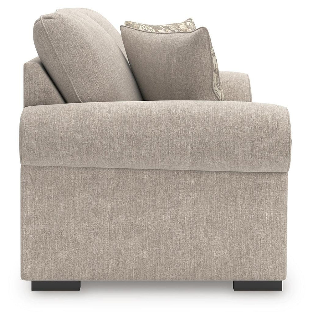 Sararose Loveseat - Beige (5)