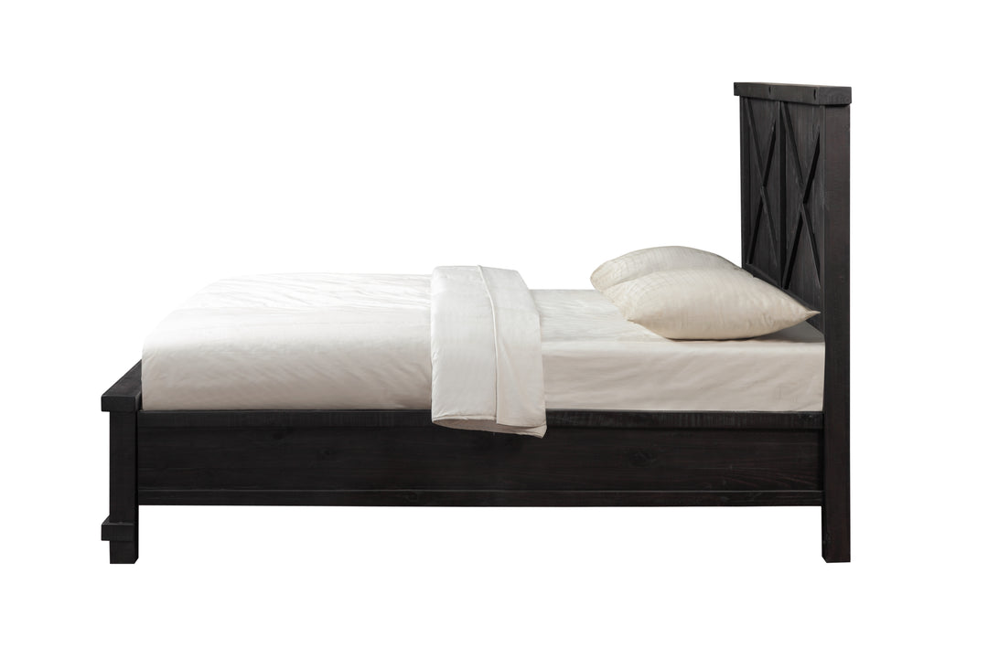 Modus Furniture 7Yc9D5 Yosemite Solid Wood Footboard Storage Bed In Cafe