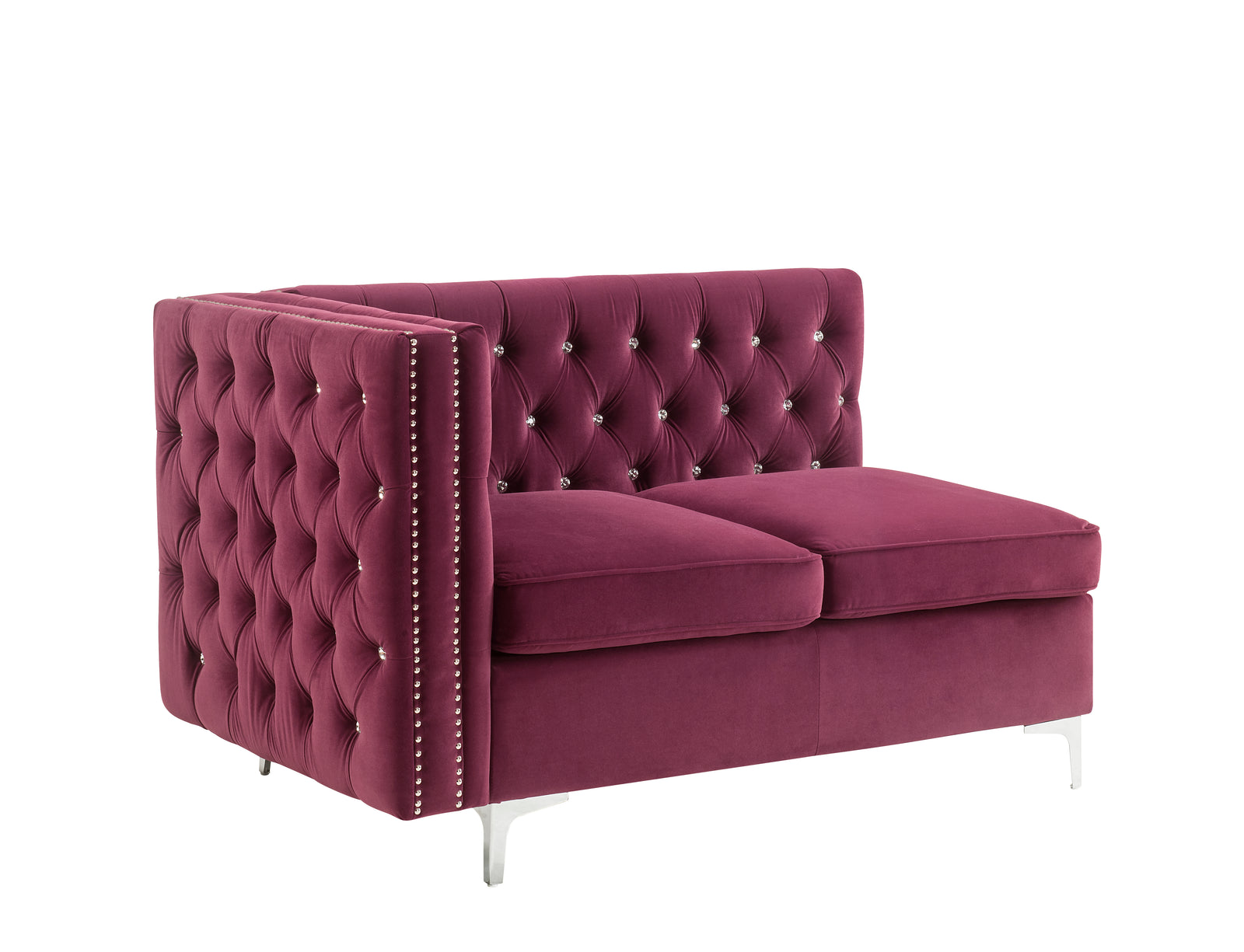 Jaszira Modular - Armless Loveseat with 2 Pillows