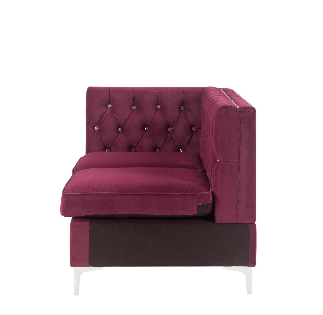 Jaszira Modular - Armless Loveseat with 2 Pillows