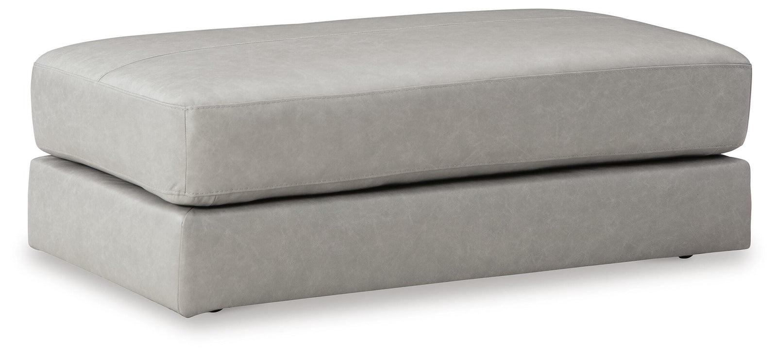 Amiata Oversized Accent Ottoman - Pearl Silver (1)