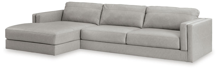 Amiata 2-Piece Sectional with Chaise - Glacier (1)