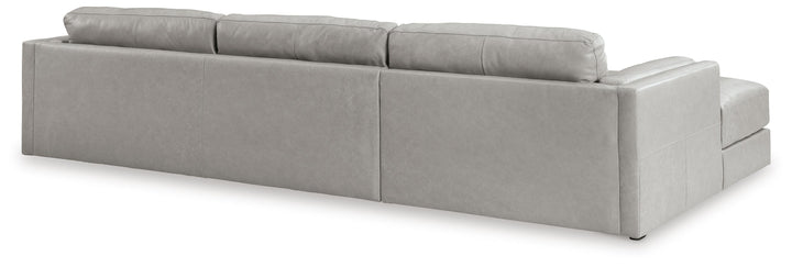Amiata 2-Piece Sectional with Chaise - Glacier (4)