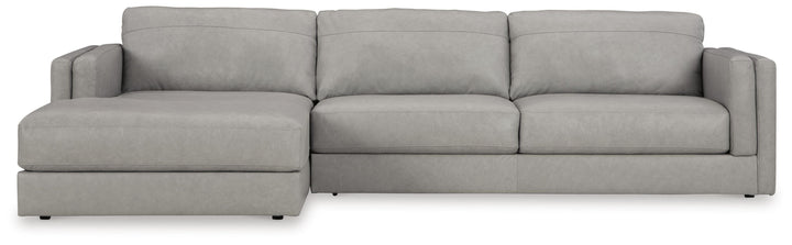 Amiata 2-Piece Sectional with Chaise - Glacier (3)