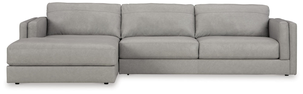 Amiata 2-Piece Sectional with Chaise - Glacier (3)