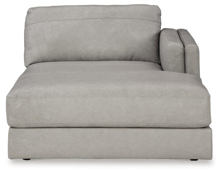 Amiata 2-Piece Sectional with Chaise and Ottoman - Glacier (5)