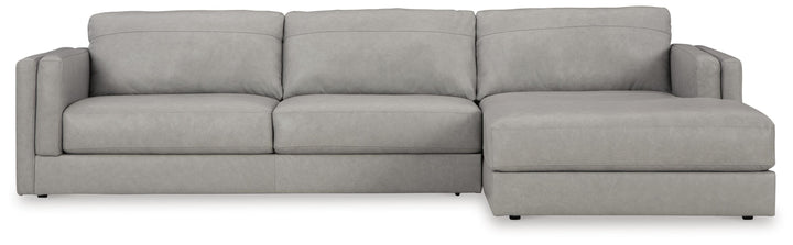 Amiata 2-Piece Sectional with Chaise - Glacier (3)