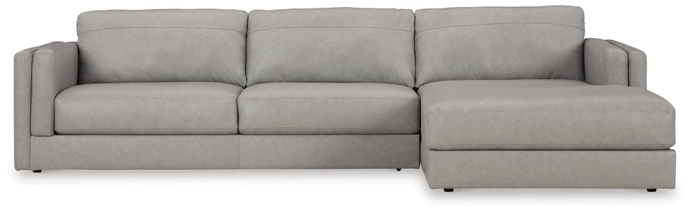 Amiata 2-Piece Sectional with Chaise - Glacier (3)