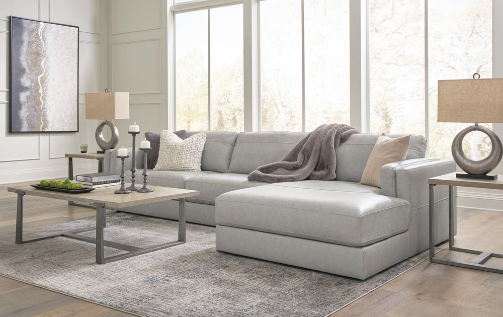 Amiata 2-Piece Sectional with Chaise - Glacier (5)