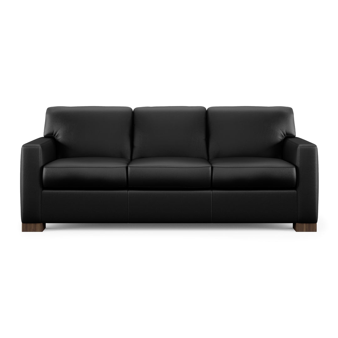 Flexsteel B3399-31 Bryant  Leather Sofa  Dark Gray