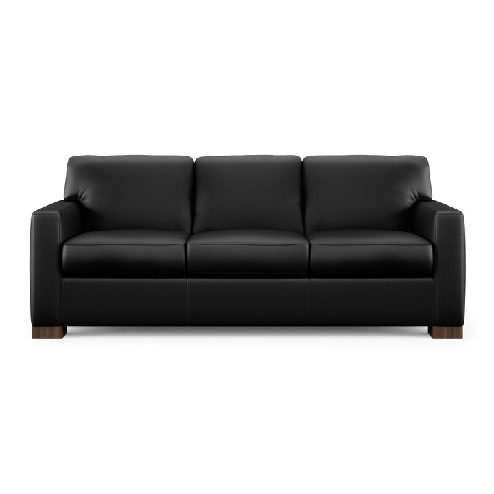 Flexsteel B3399-31 Bryant  Leather Sofa  Dark Gray