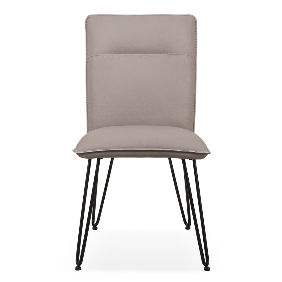 Modus Furniture 9Le266D Demi Hairpin Leg Modern Dining Chair In Taupe