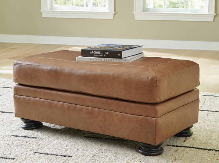 Carianna Oversized Chair and Ottoman - Caramel (12)
