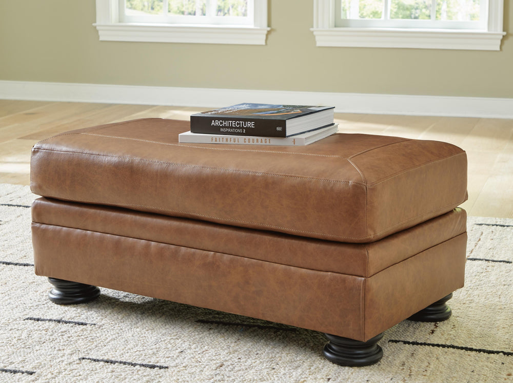 Carianna Oversized Chair and Ottoman - Caramel (12)