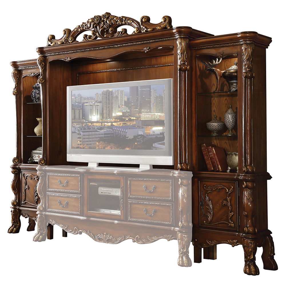 Dresden - 90" Entertainment Center - Cherry Oak