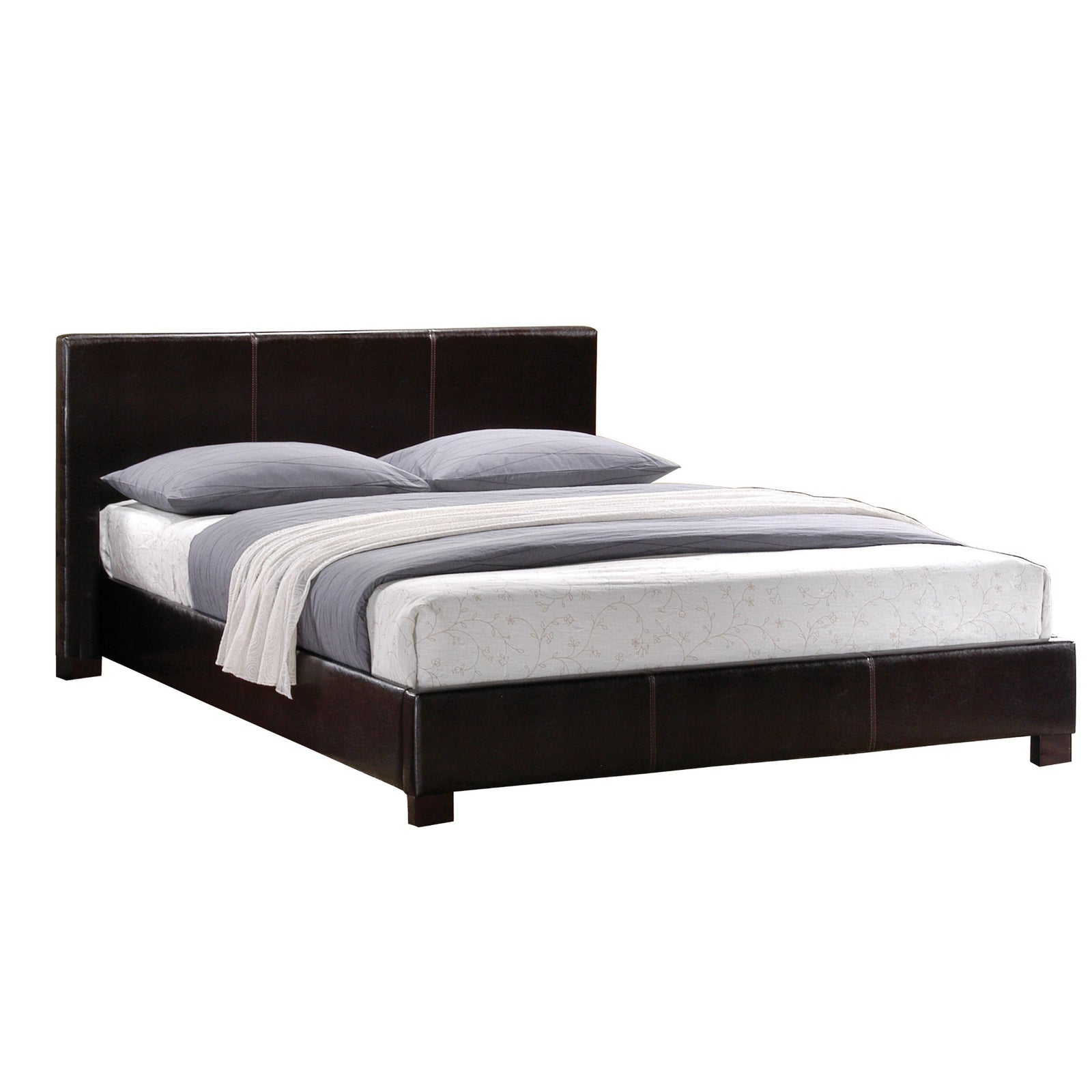Zoey Brown Queen Platform Bed
