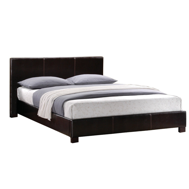 Zoey Brown Queen Platform Bed