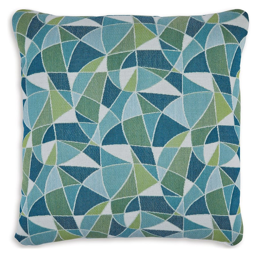 Seanow Next-Gen Nuvella - Pillow (Set of 4) - Green / Turquoise / White