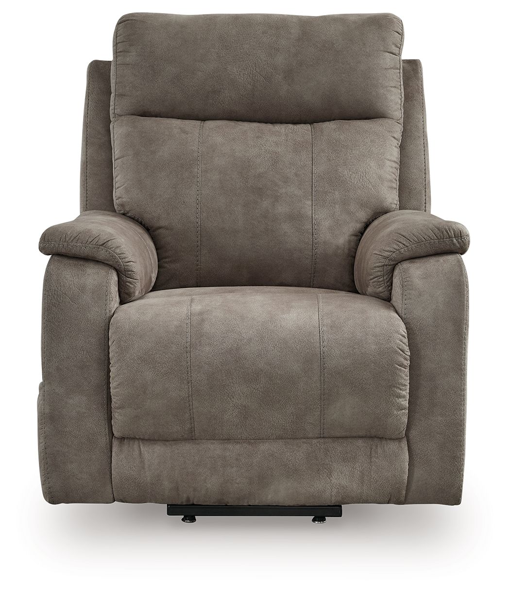 Crestmeade Power Lift Recliner with Heat, Massage & USB Charging - Light Brown