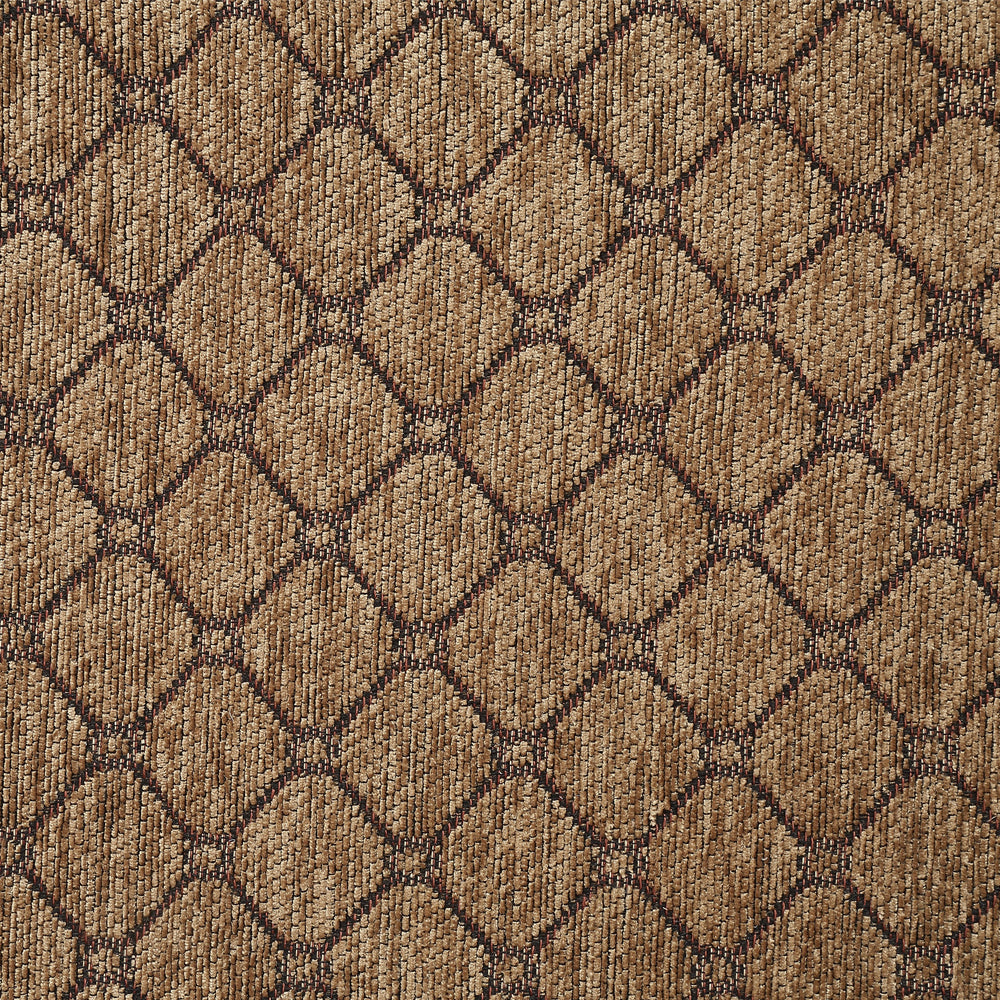Chateau De Ville Sofa with 5 Pillows (Same LV01588) in Fabric & Espresso