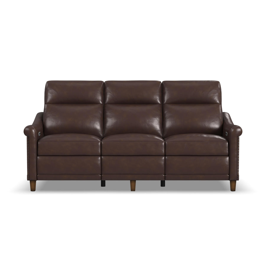Flexsteel 1535-62PH-29772 Elizabeth  Power Reclining Sofa With Power Headrest  Brunette