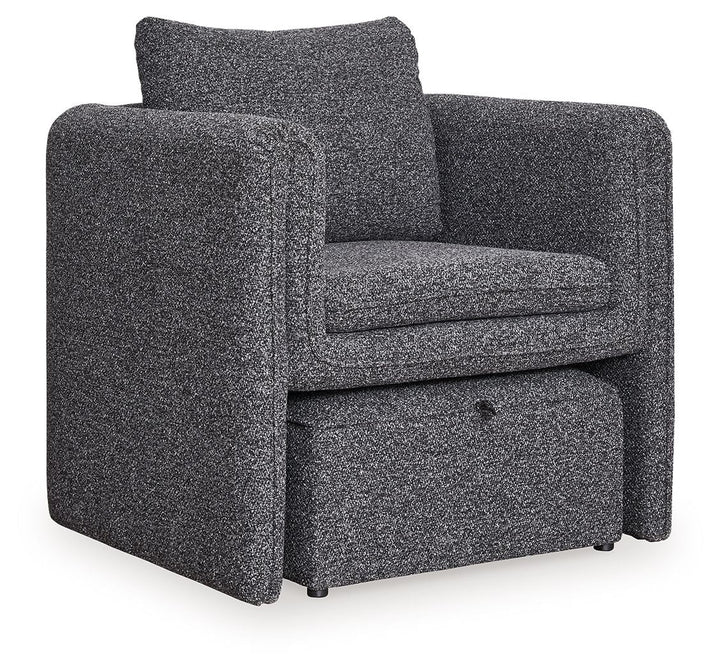 Vreni - Accent Chair - Charcoal / Black