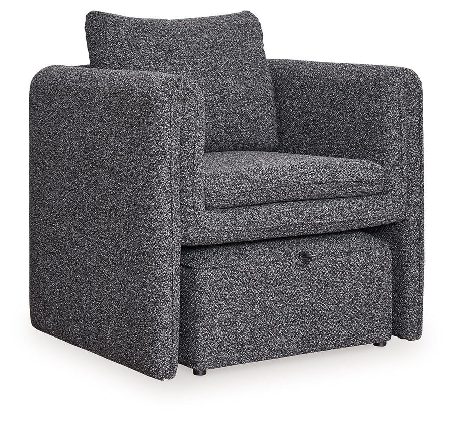 Vreni - Accent Chair - Charcoal / Black