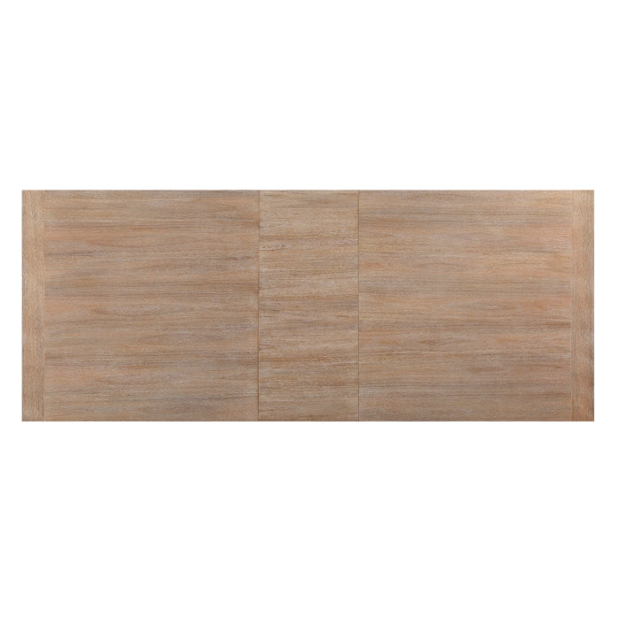 Rustic 84" - 102" Light Oak with Self-Storing Extension Leaf