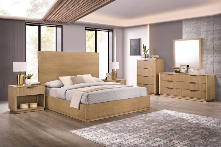 Santa Monica - Modern Natural Oak Nightstand - View 10