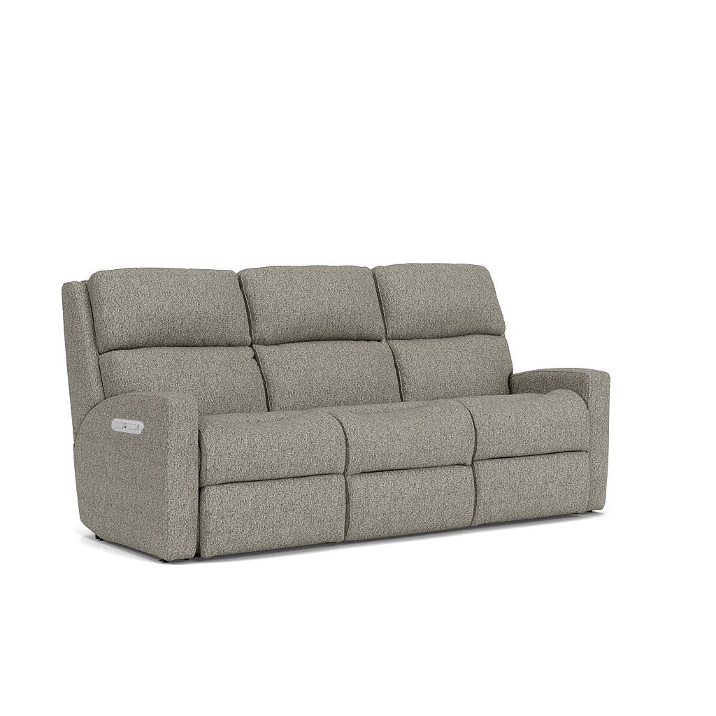 Flexsteel 2900-62H Catalina  Power Reclining Sofa With Power Headrests  Gray