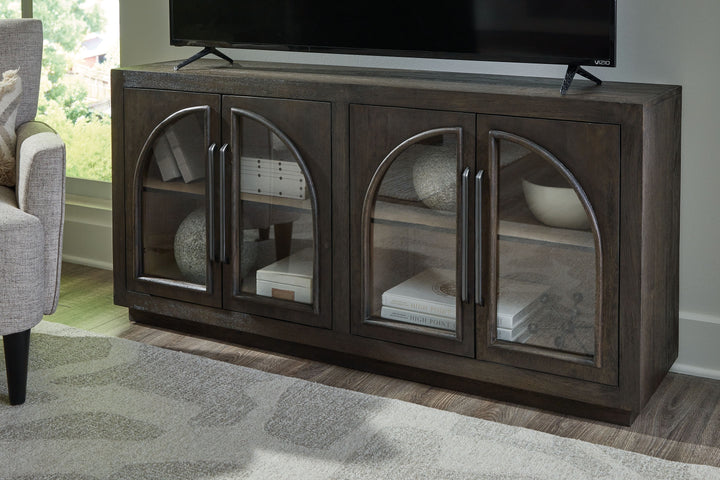 Dreley - Accent Cabinet - Grayish Brown