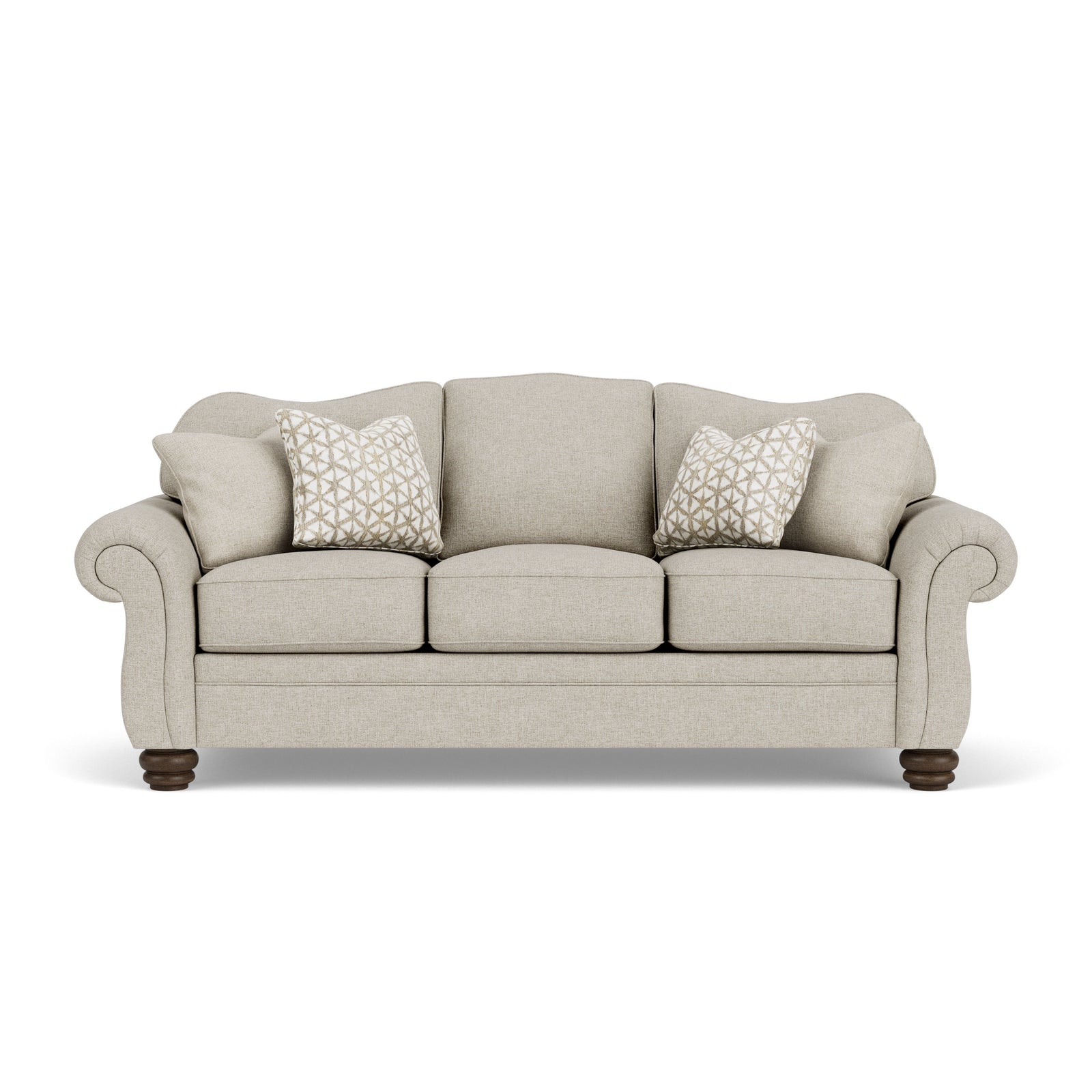 Flexsteel 8646-31 Bexley  Fabric Sofa  Beige